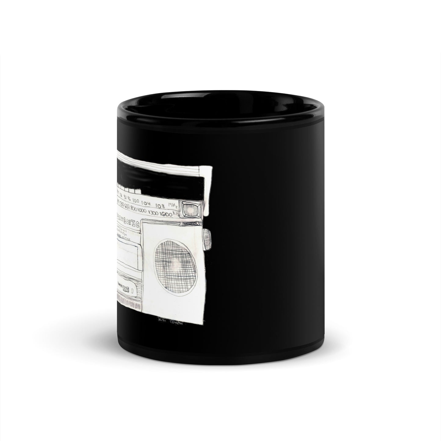 Boombox Mug (Black)
