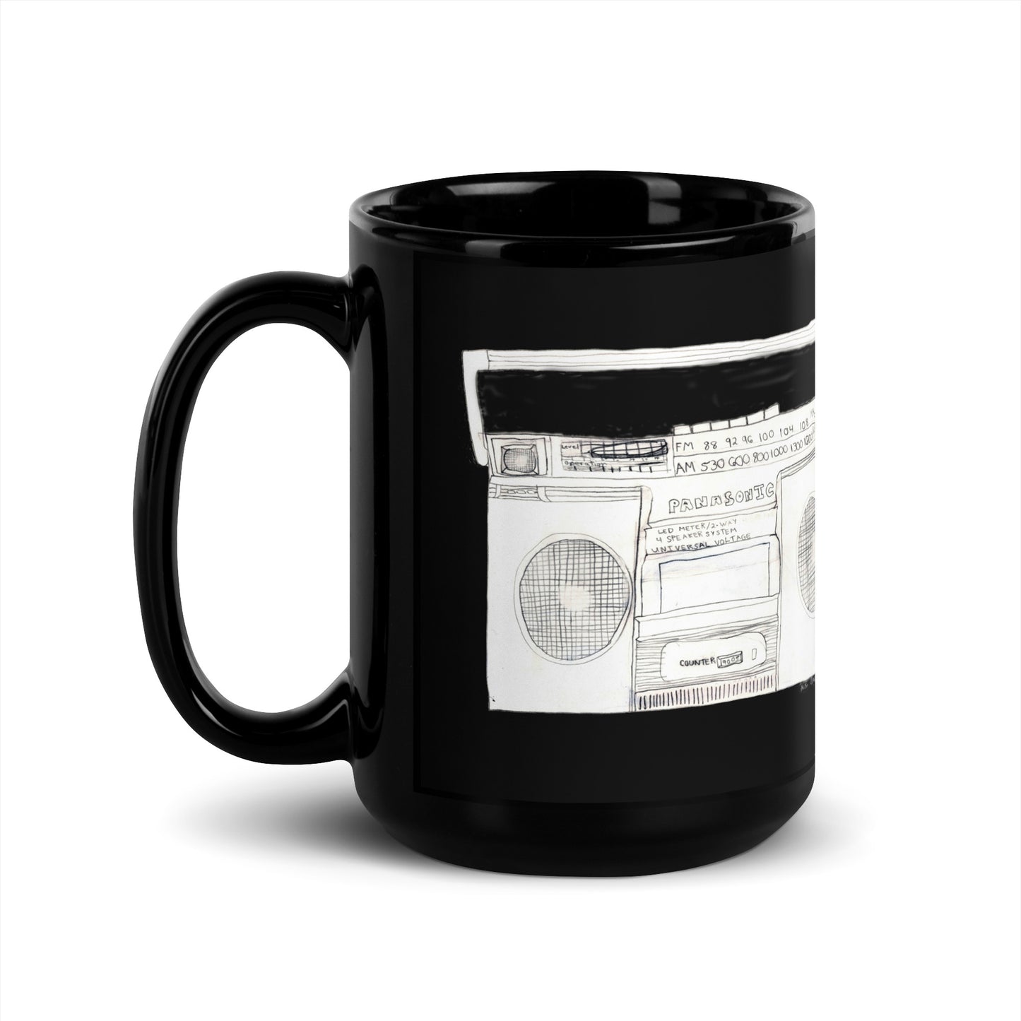 Boombox Mug (Black)