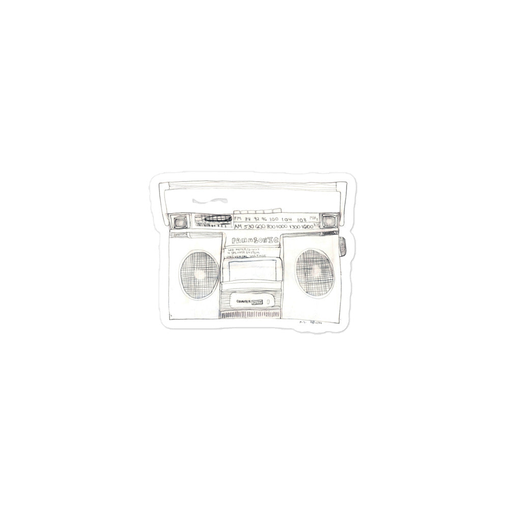 Boombox Stickers