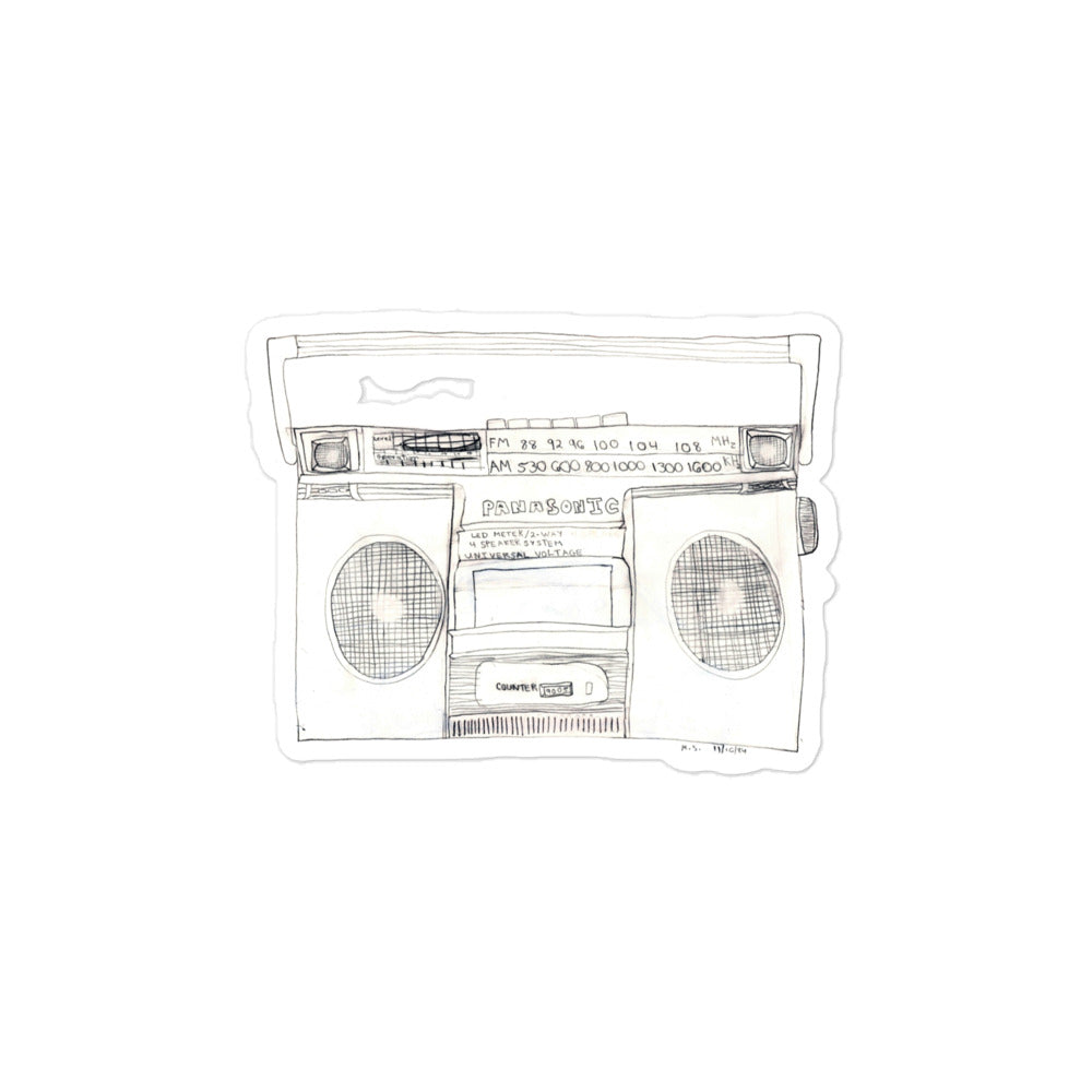 Boombox Stickers