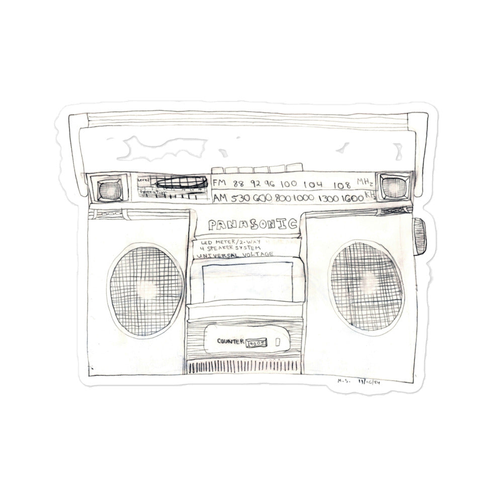 Boombox Stickers