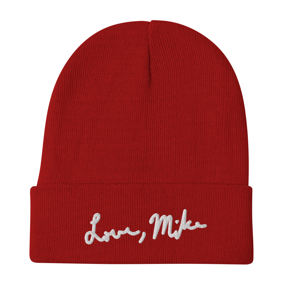 Love, Mike Embroidered Beanie
