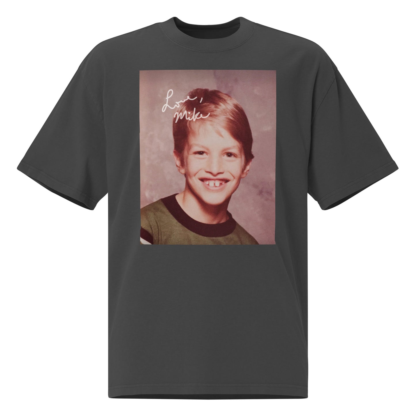 Love Mike Oversized faded t-shirt