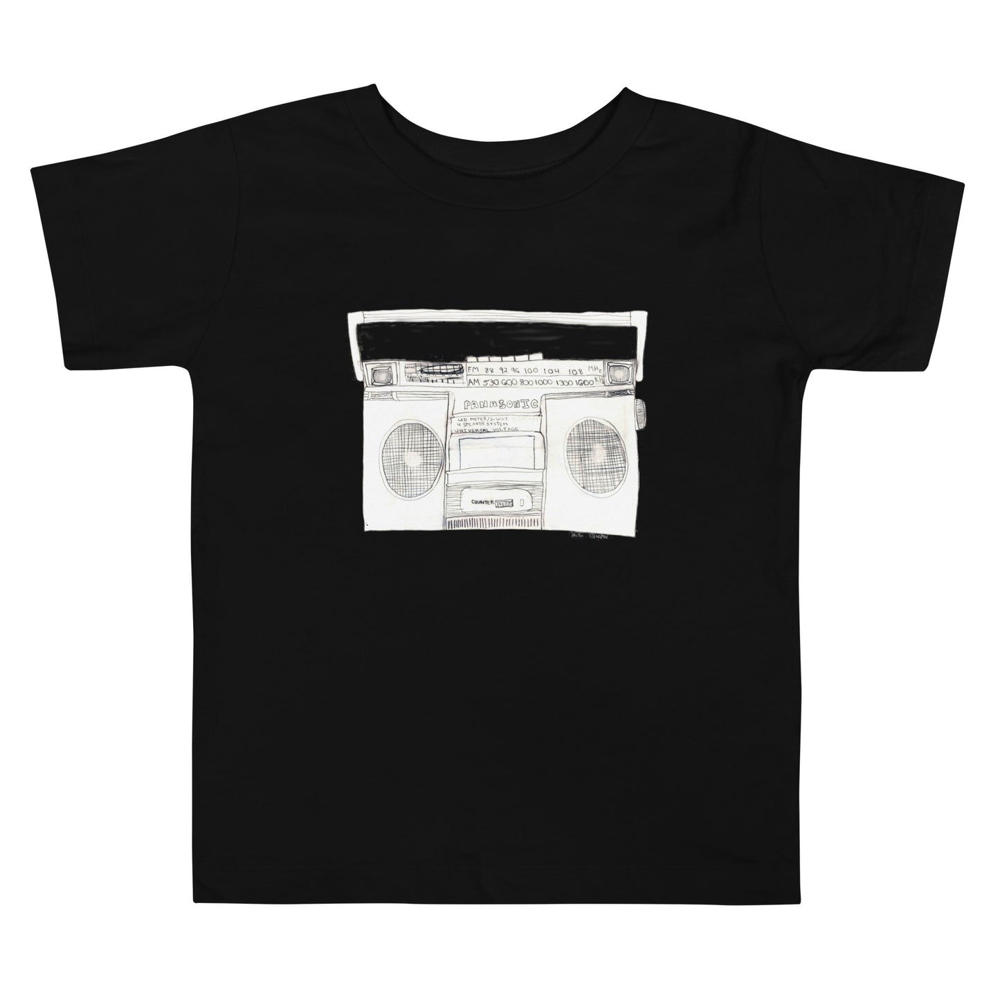 Boombox Toddler Short Sleeve Tee