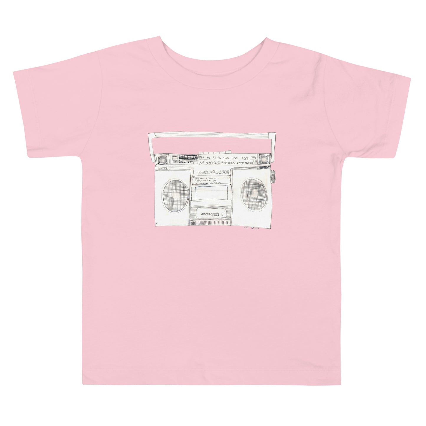 Boombox Toddler Short Sleeve Tee