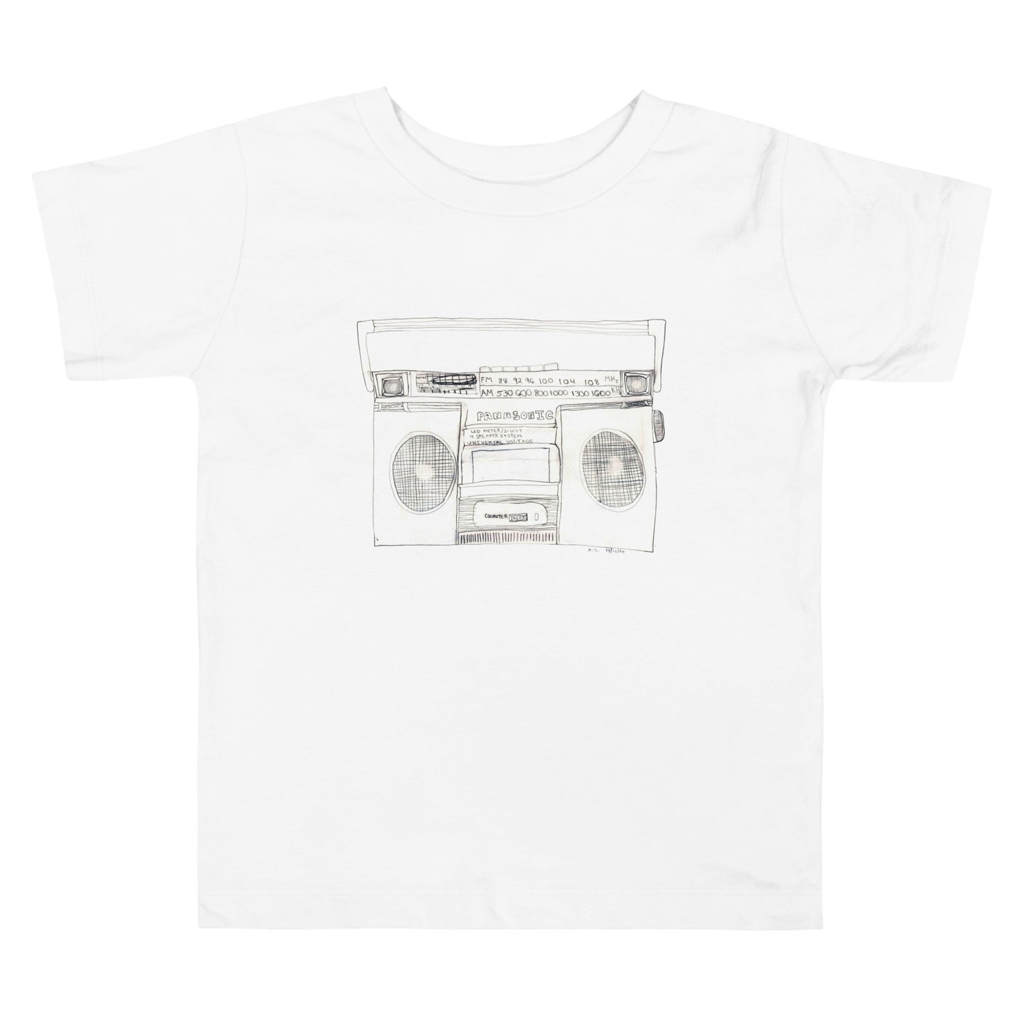 Boombox Toddler Short Sleeve Tee