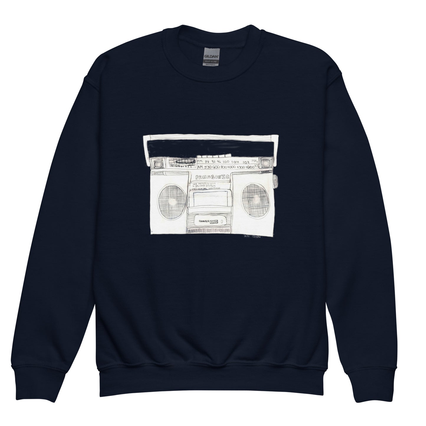Boombox Youth Crewneck Sweatshirt