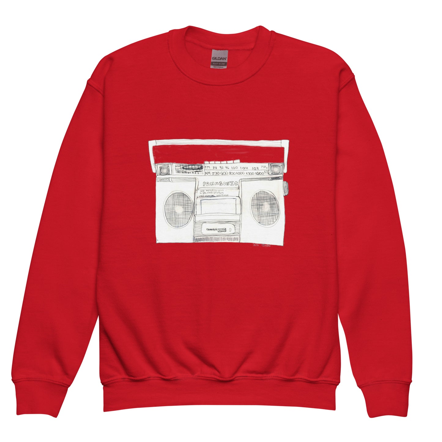 Boombox Youth Crewneck Sweatshirt