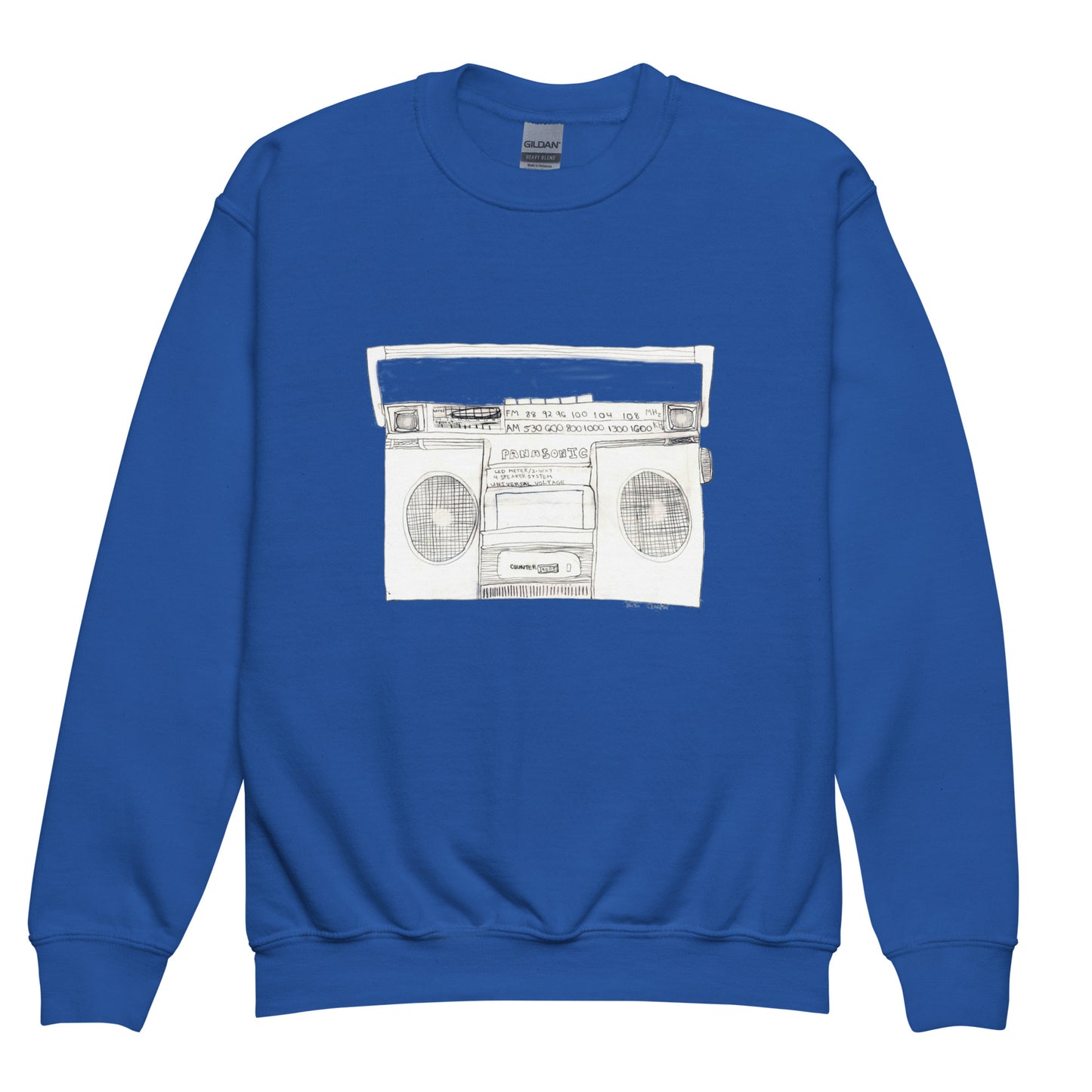 Boombox Youth Crewneck Sweatshirt