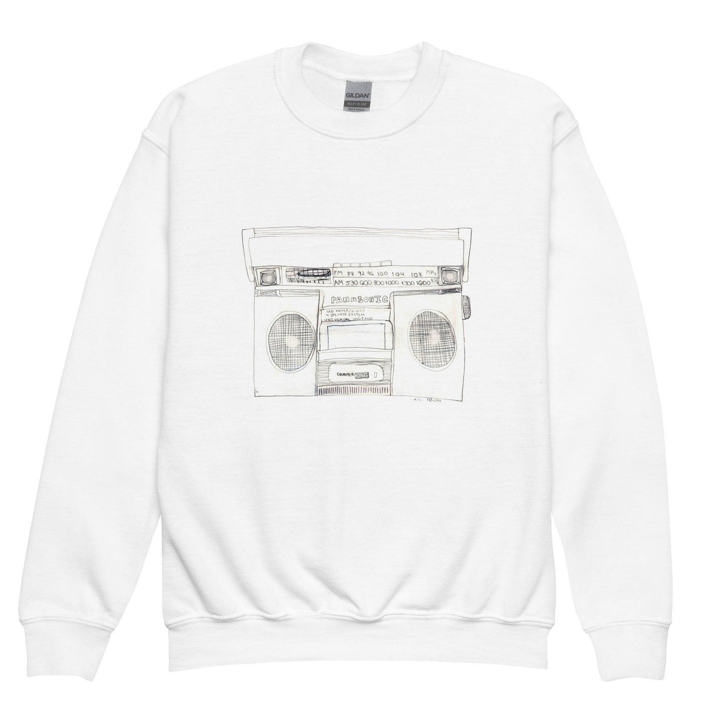 Boombox Youth Crewneck Sweatshirt