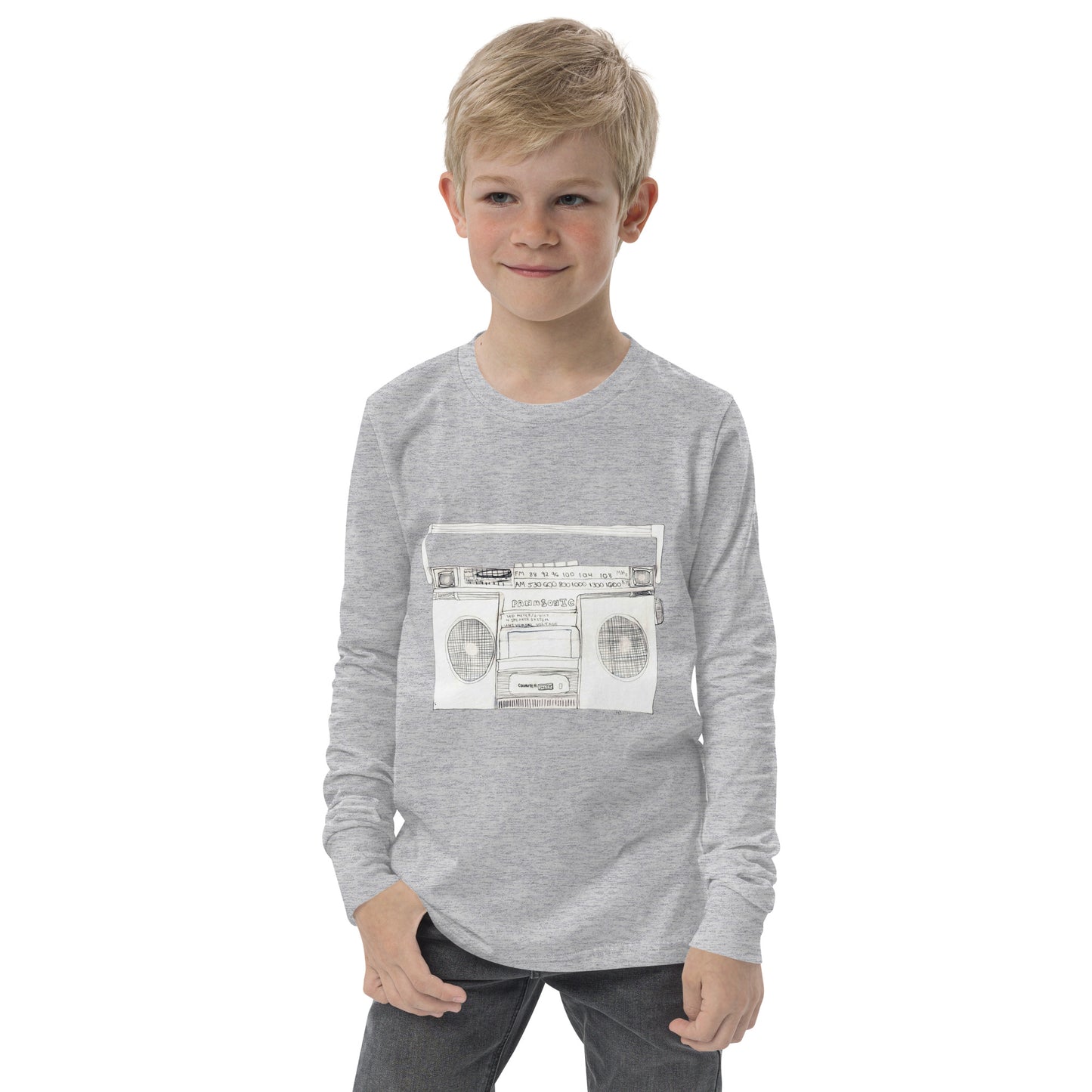 Boombox Youth Long Sleeve Tee