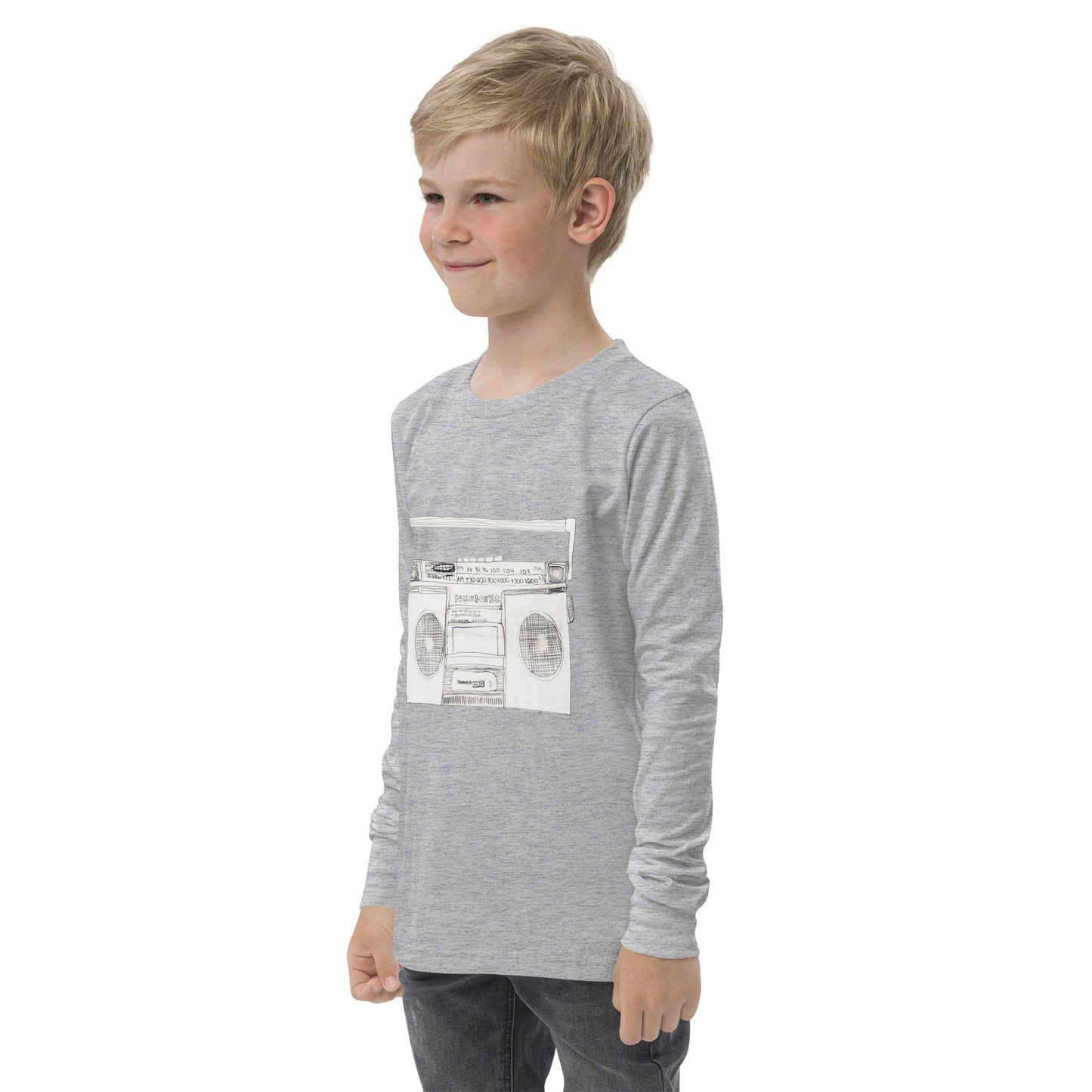 Boombox Youth Long Sleeve Tee