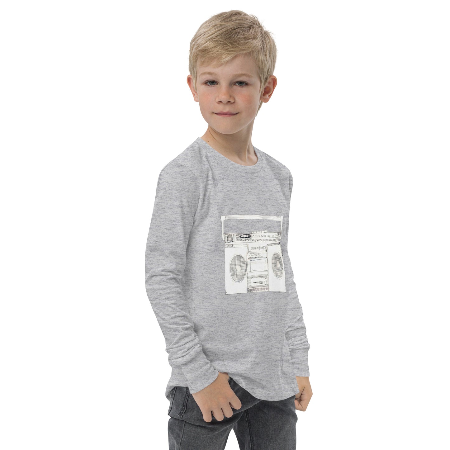 Boombox Youth Long Sleeve Tee
