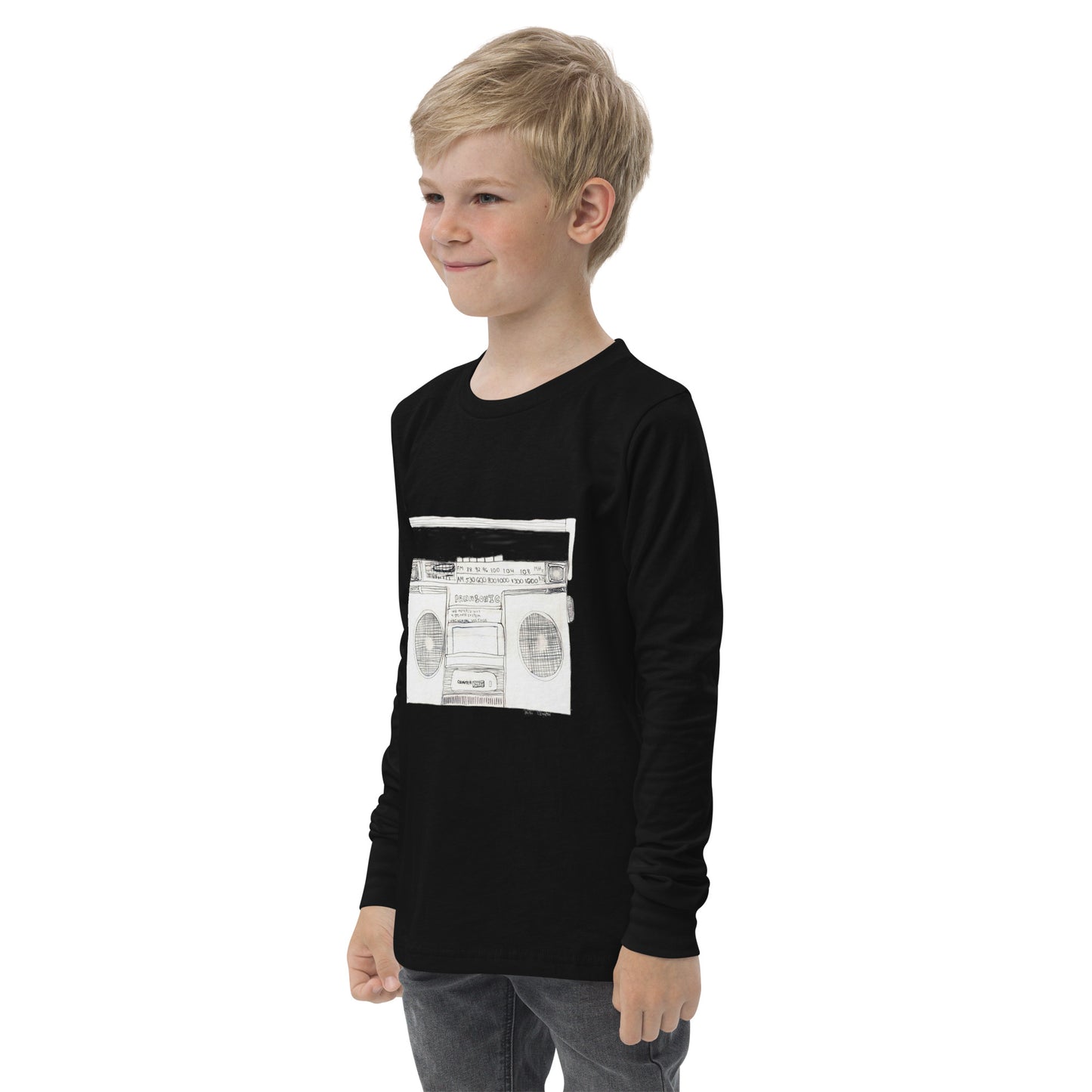 Boombox Youth Long Sleeve Tee