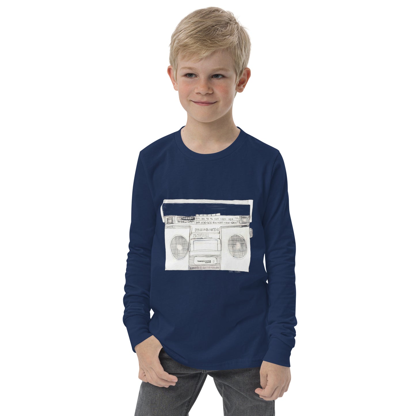 Boombox Youth Long Sleeve Tee
