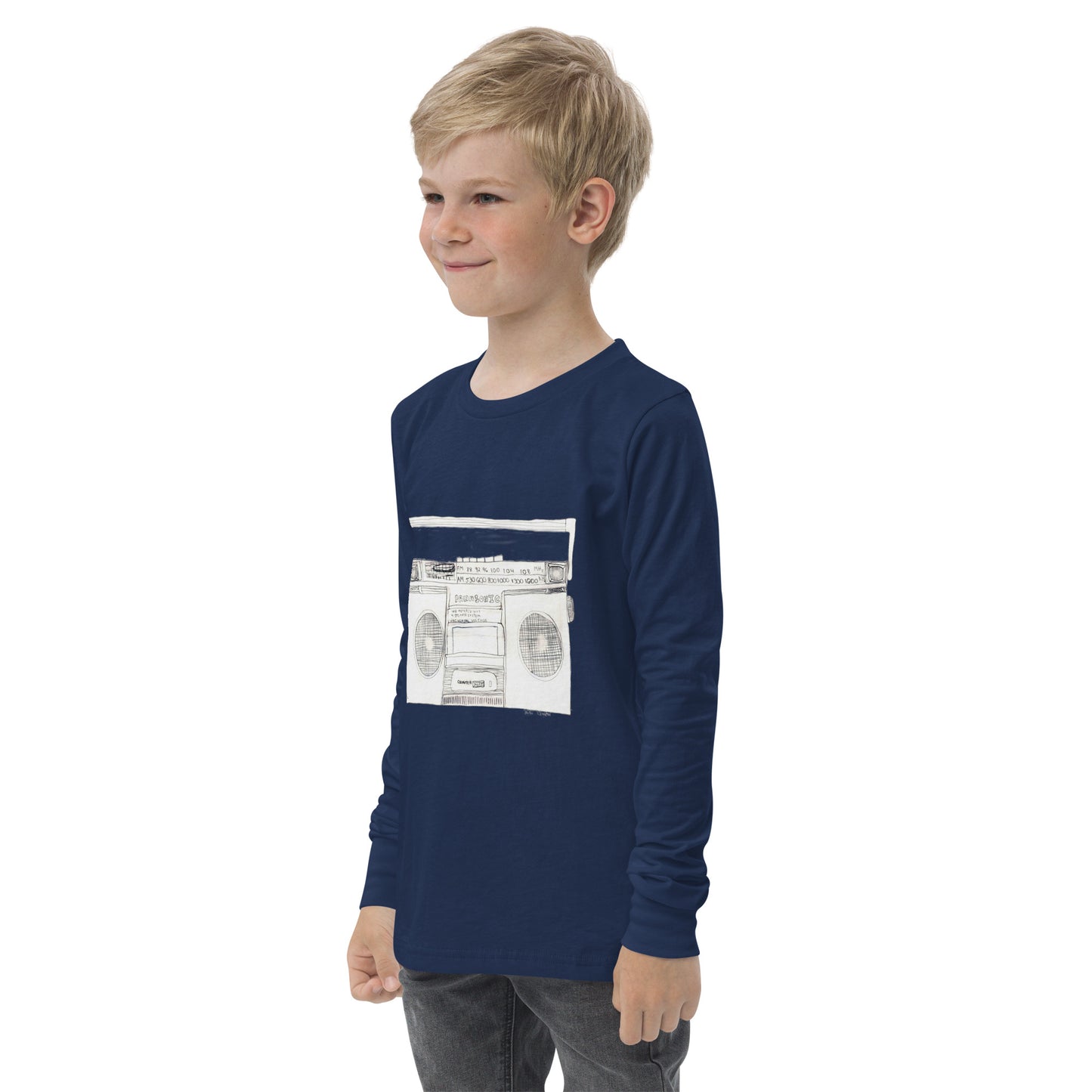 Boombox Youth Long Sleeve Tee
