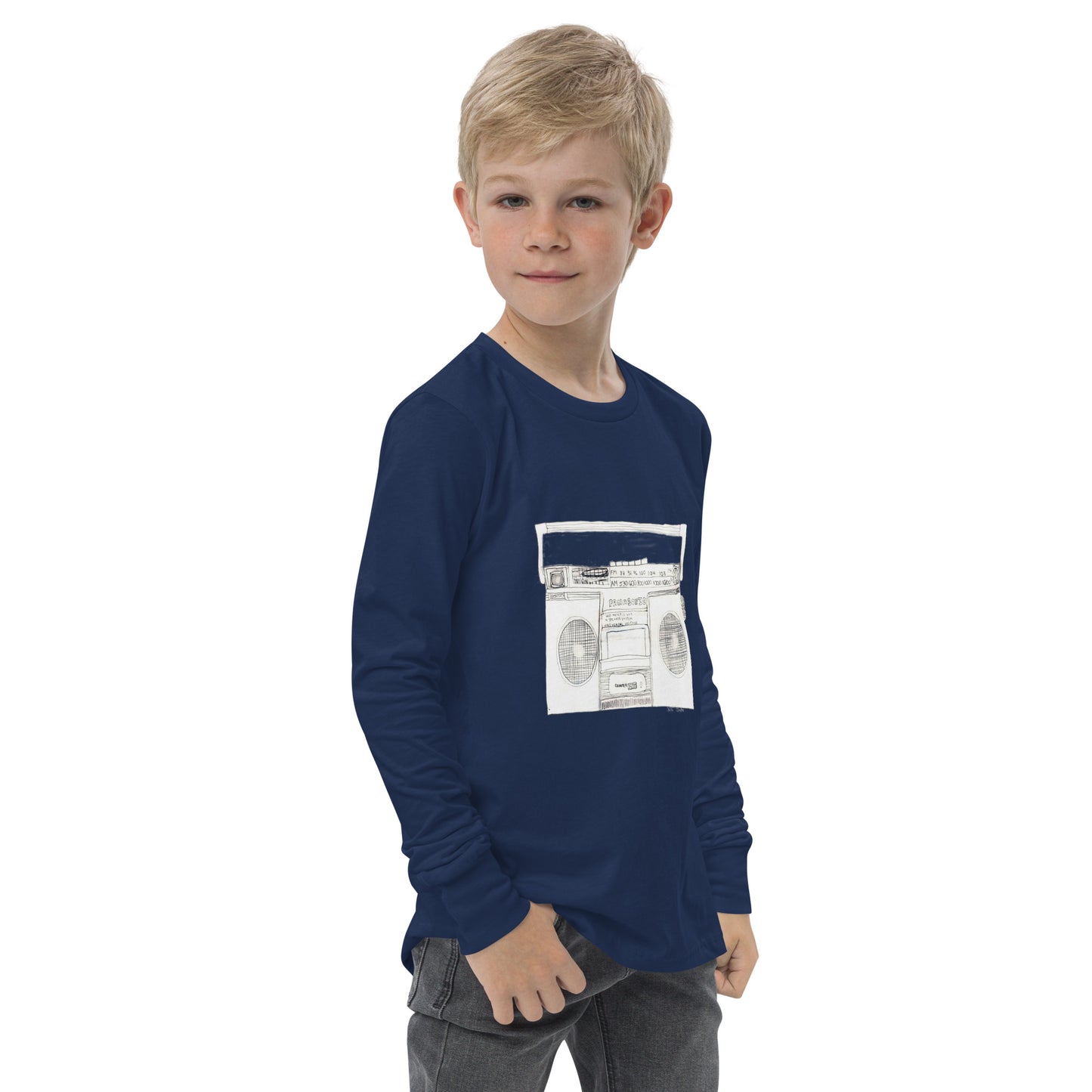 Boombox Youth Long Sleeve Tee