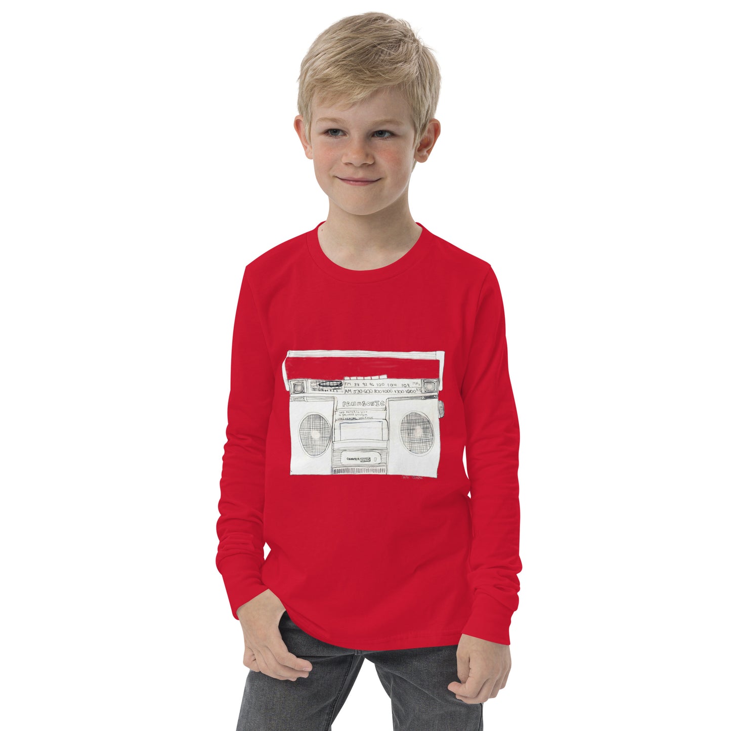 Boombox Youth Long Sleeve Tee