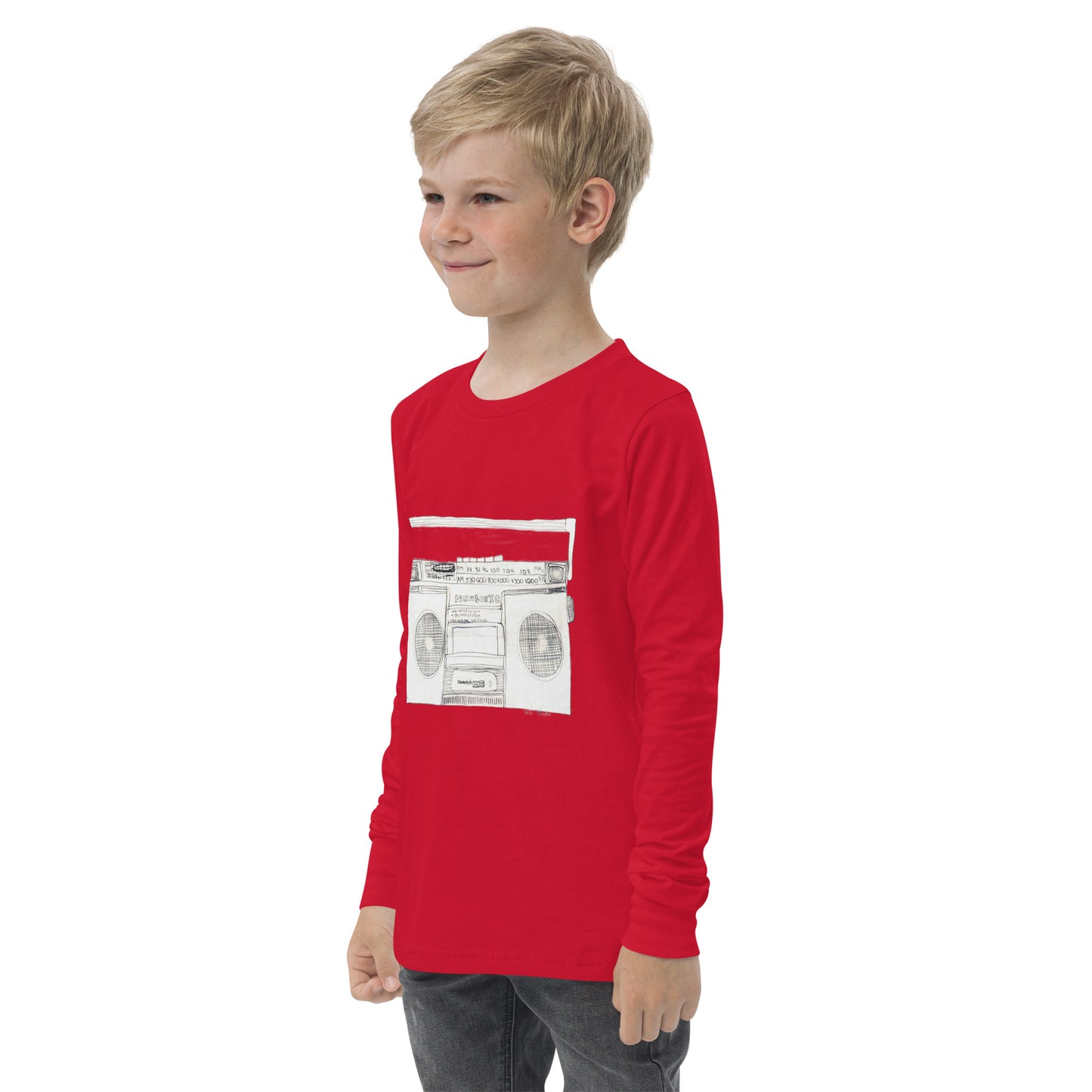Boombox Youth Long Sleeve Tee