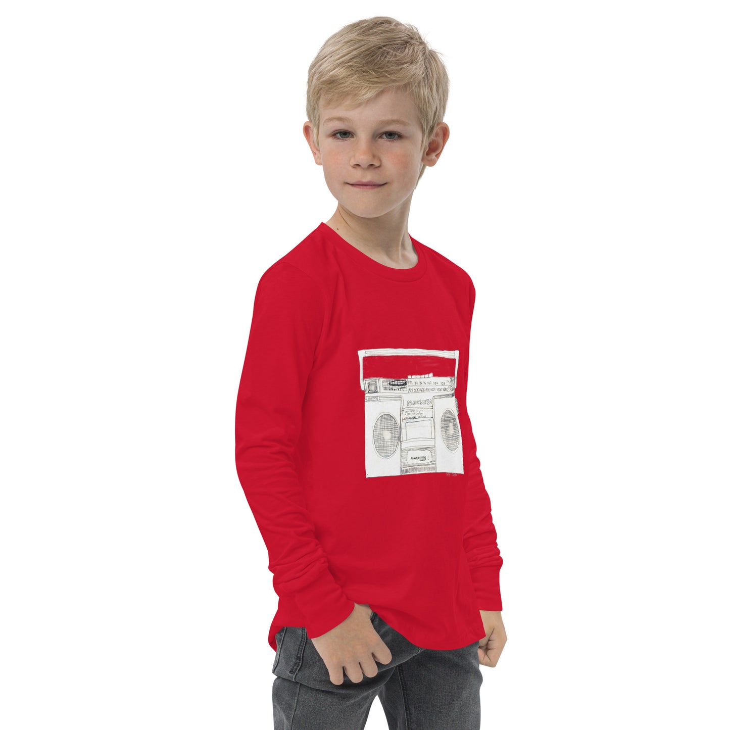 Boombox Youth Long Sleeve Tee