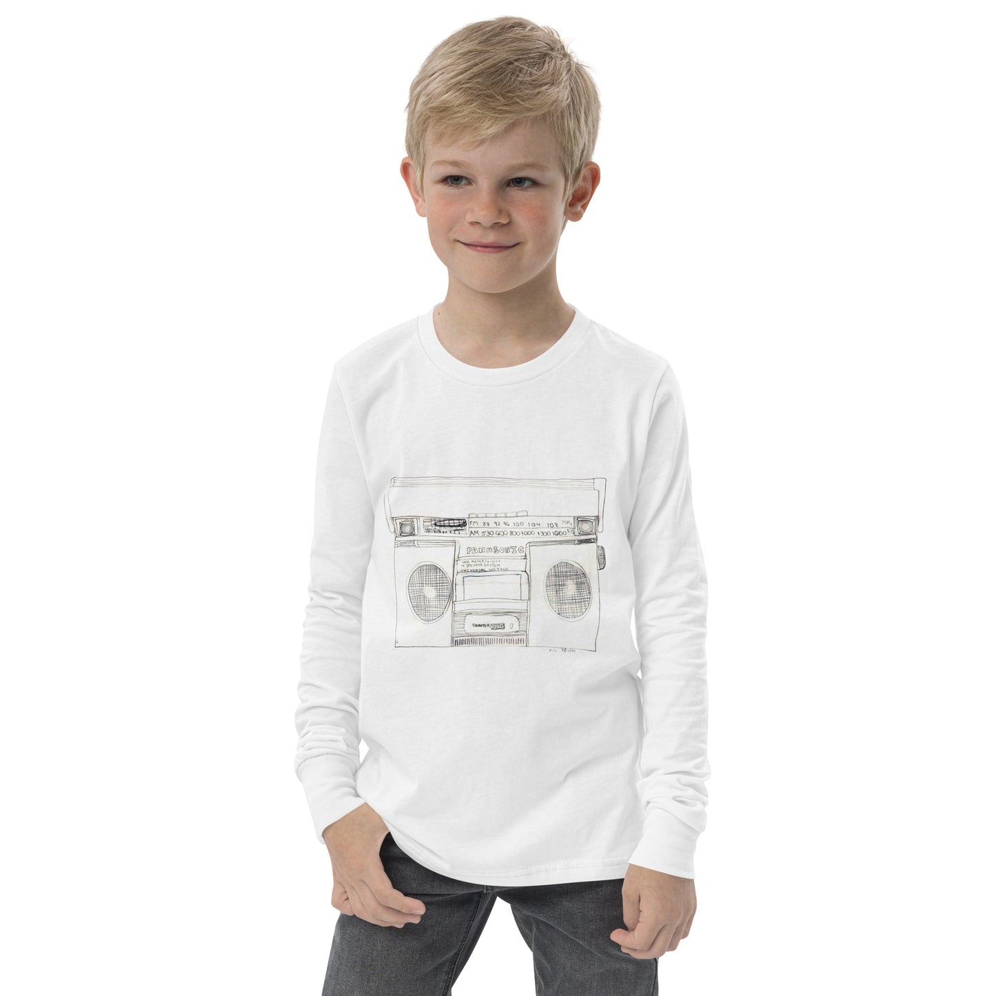 Boombox Youth Long Sleeve Tee