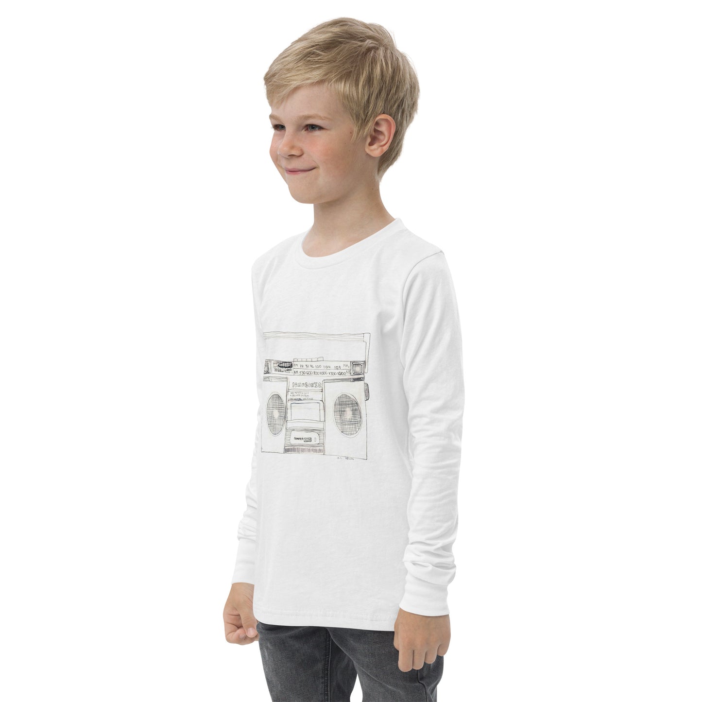 Boombox Youth Long Sleeve Tee