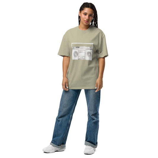 Boombox Oversized Faded T-shirt