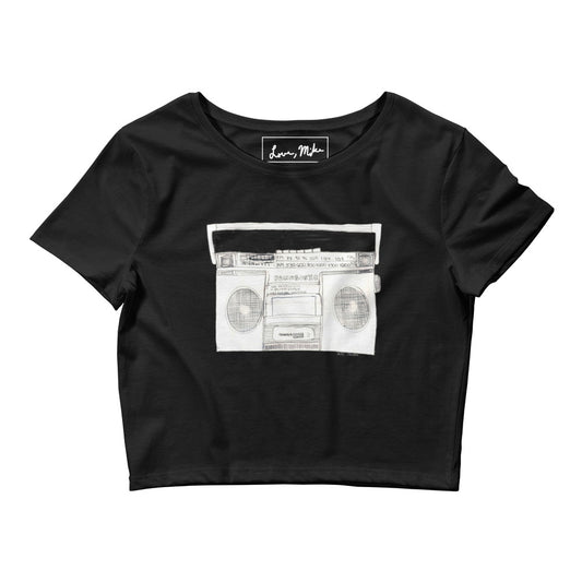 Boombox Women’s Crop Tee