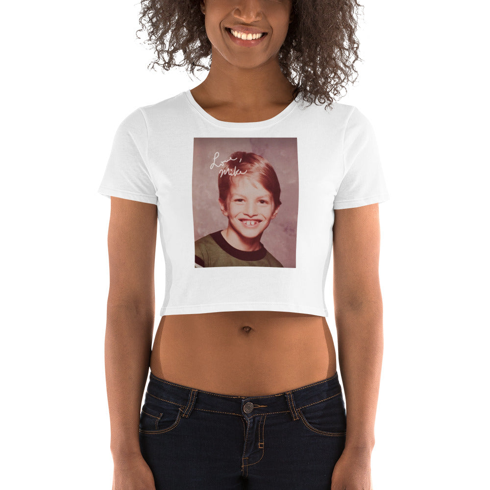 Love Mike Women’s Crop Tee